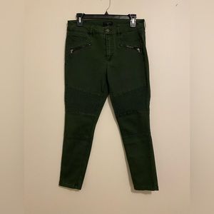 Tinsel green moto pant